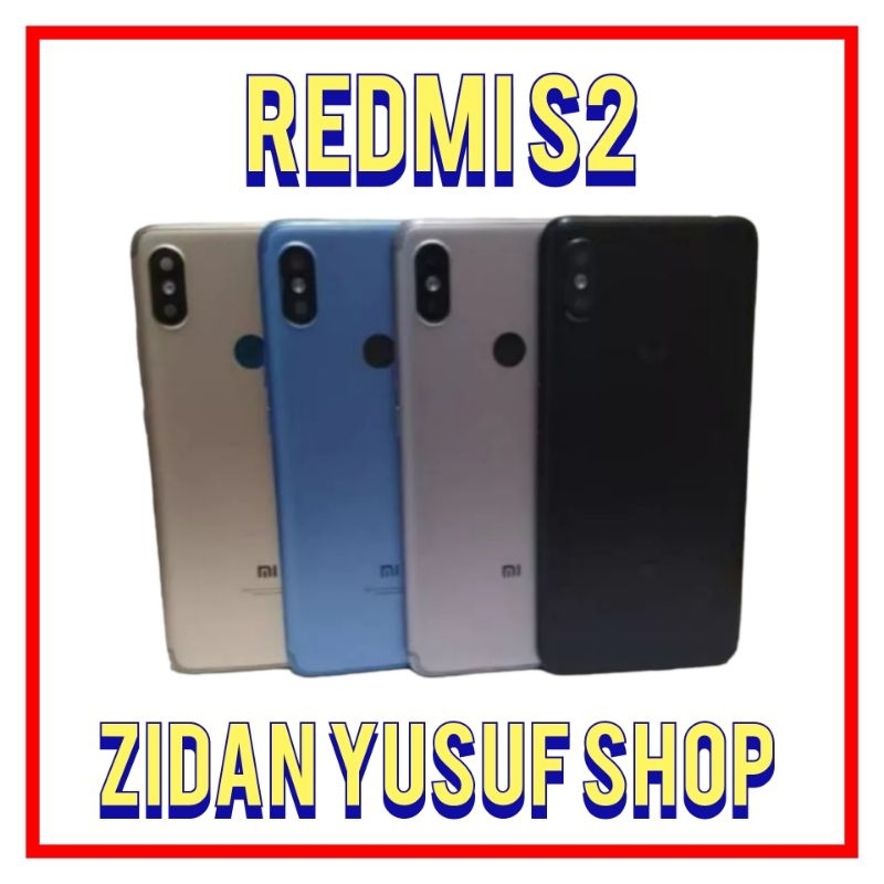 BACKDOOR BACK COVER KESING CASING HOUSING XIAOMI REDMI S2 / Y2 TUTUP BELAKANG ORIGINAL