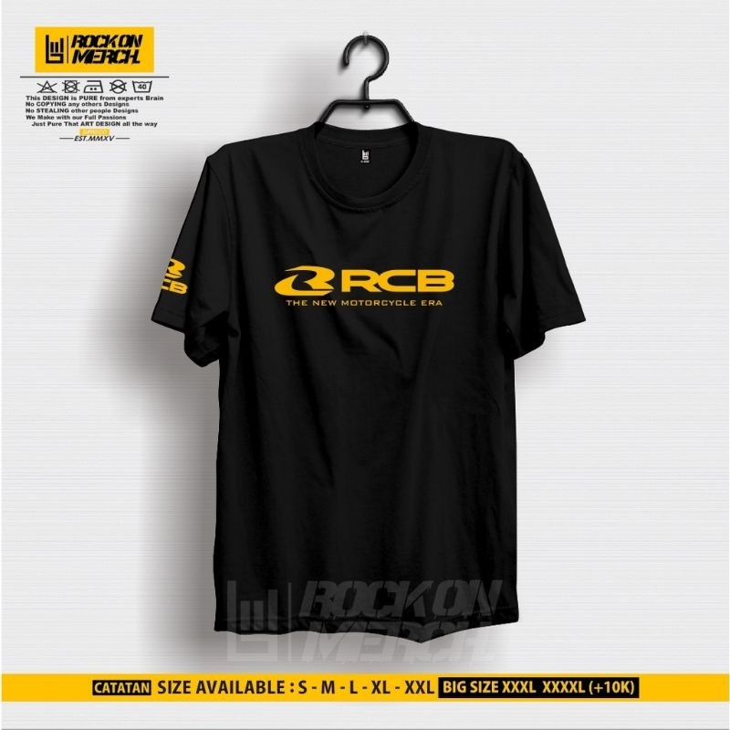 Baju Kaos Distro RCB | The New Motorcycle Era