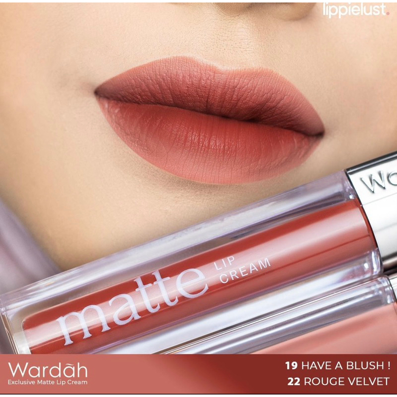 (NEW SHADE/ Warna Baru) Wardah Exclusive Matte Lip Cream with new packaging and new formula / NEW! Wardah Matte Lip Cream - Non Dry Formula, High Pigmented, SPF 20 PA++