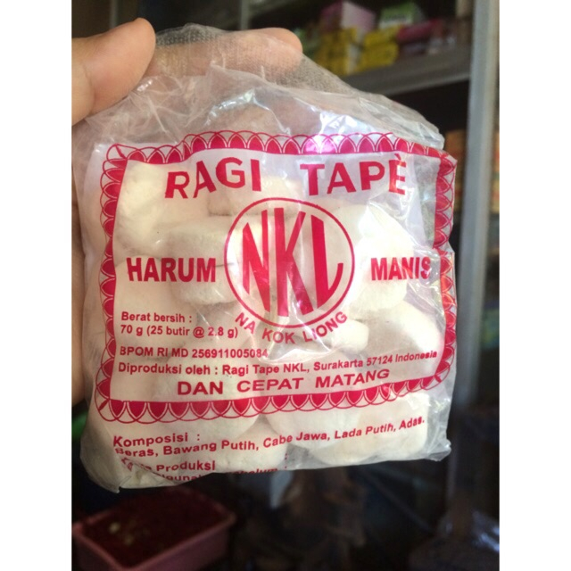 

RAGI TAPE NKL ORIGINAL 100% / RAGI NKL TAPE