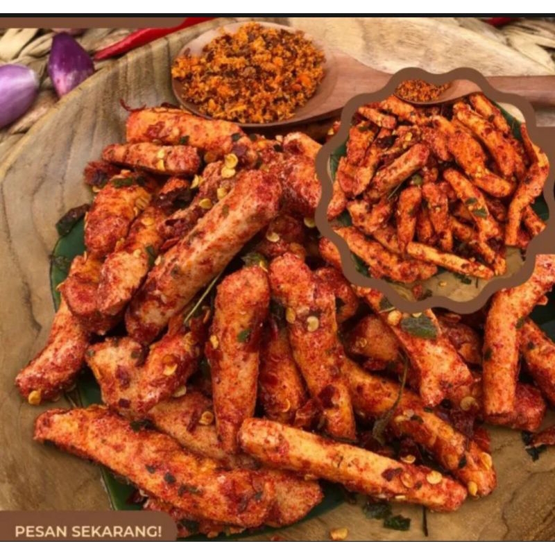 

BASRENG VIRAL KHAS SAJODO SNACK Basreng pedas daun jeruk 100gram