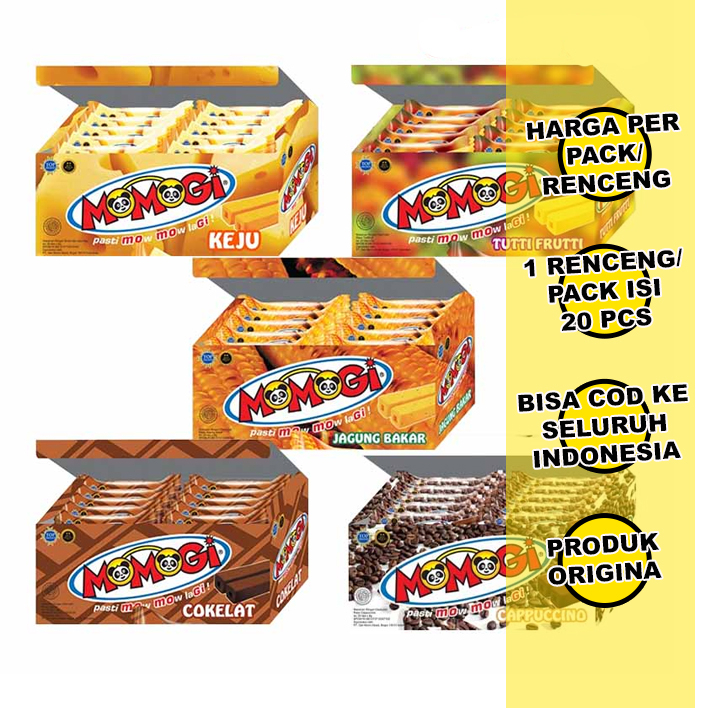 

SNACK BISKUIT STICK MOMOGI COKLAT 1 PACK
