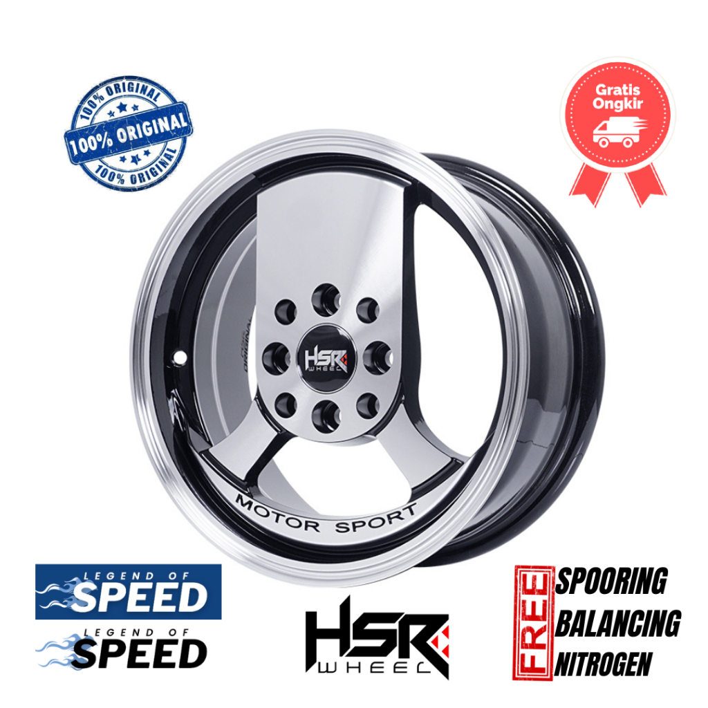 Velg HSR Ring 14 Plankton (Jazz, Brio, Avanza, Mirage,Agya Dll)