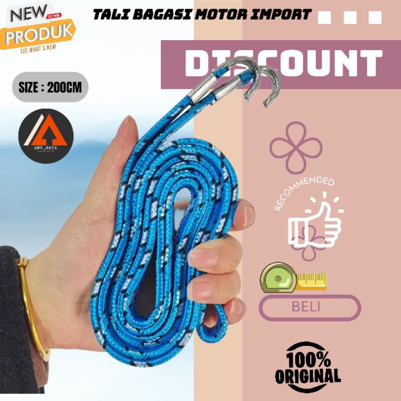 tali bagasi motor import || tali pengikat barang || tali pengikat barang di mobil