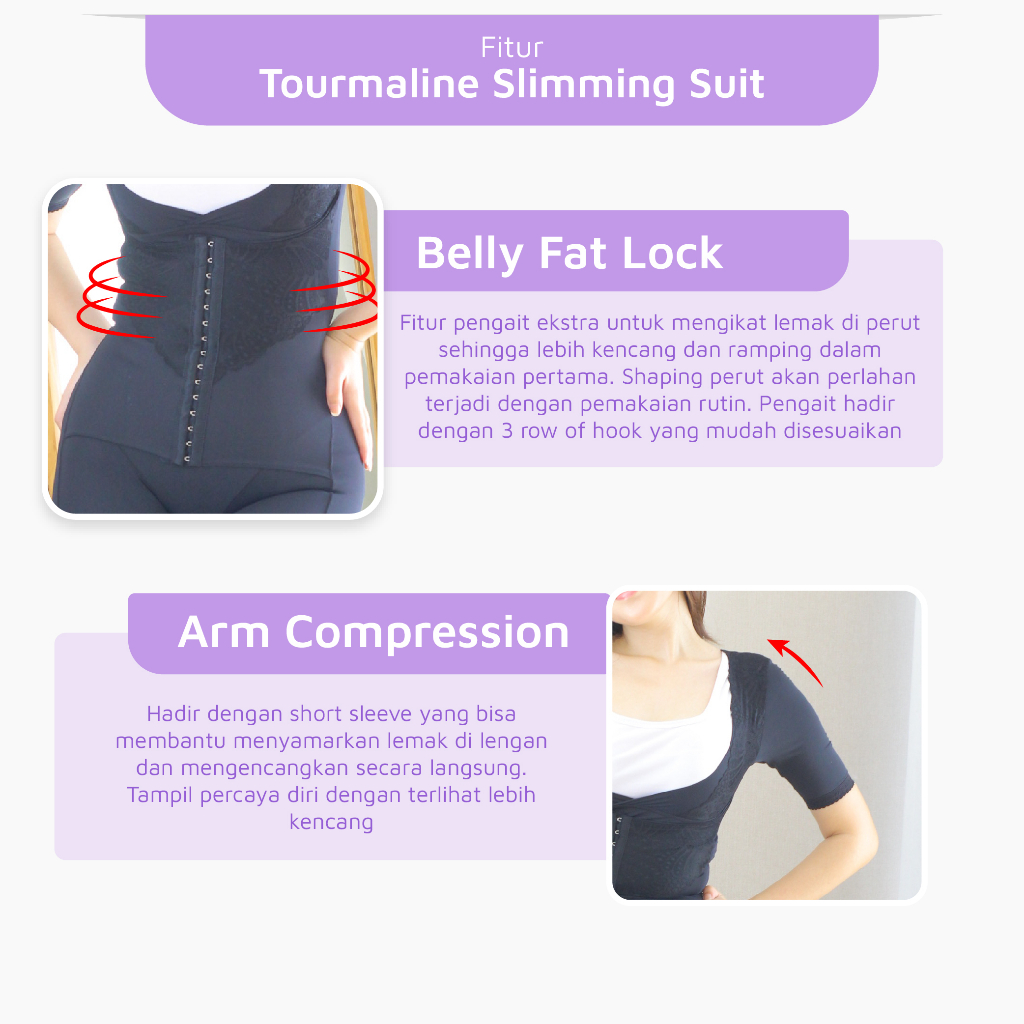 Liefmam Tourmaline Slimming Suit - Solusi Ramping Menyeluruh Dengan Tourmaline Technology Yang Menyehatkan