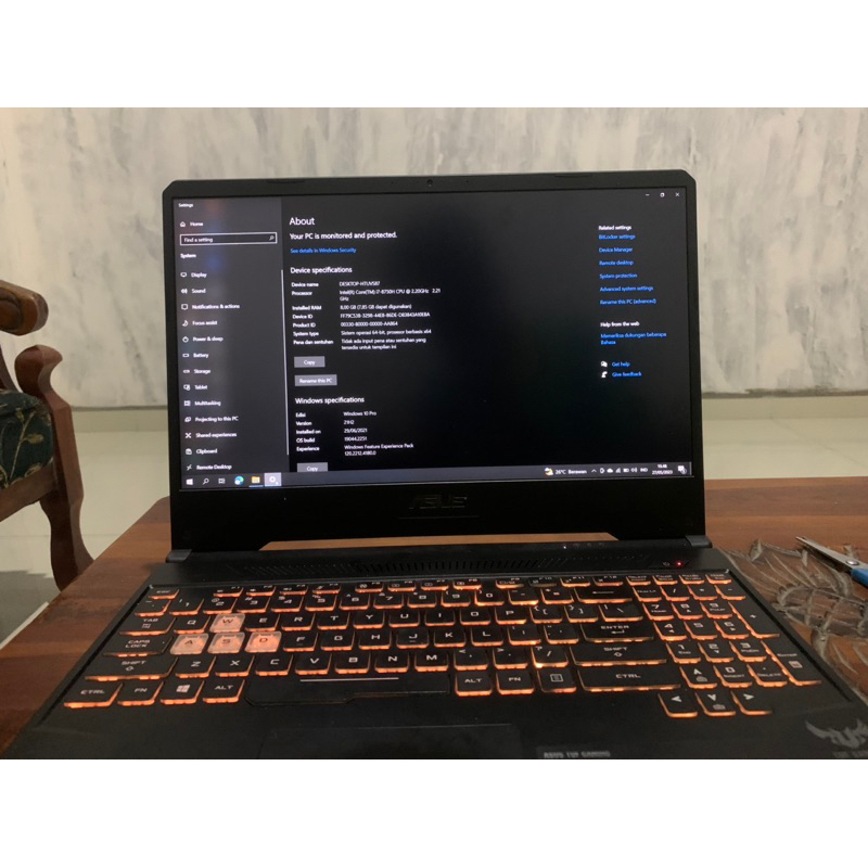 Asus tuf gaming fx505