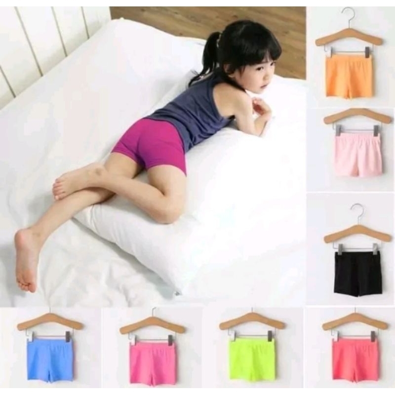CELANA PENDEK/SHORT LEGGING ANAK  TK PEREMPUAN