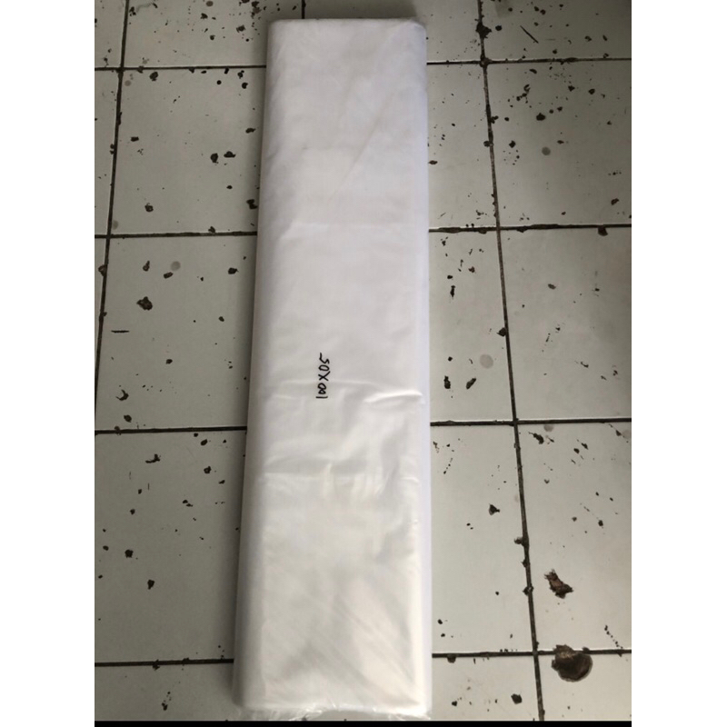 Plastik pe rol / pe cor 100x05 panjang 50 meter