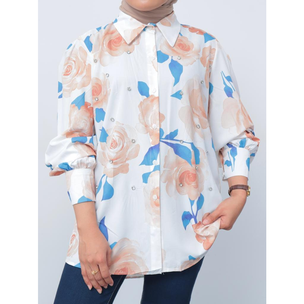 Kemeja Silk Sasy Oversize - 2301.02.054