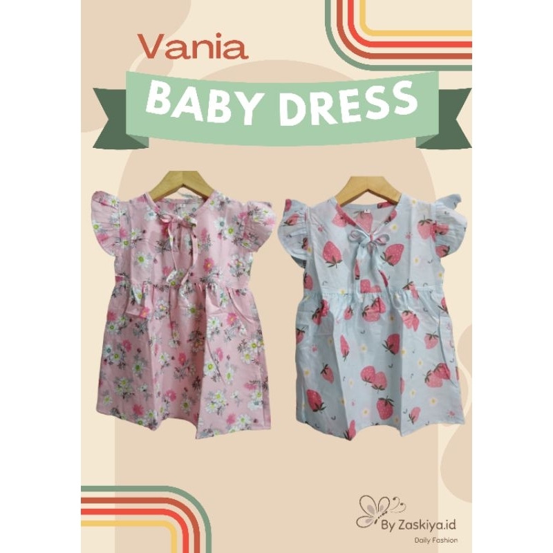 Dress Anak / Baju Balita / Daster Anak Balita "Vania Dress"