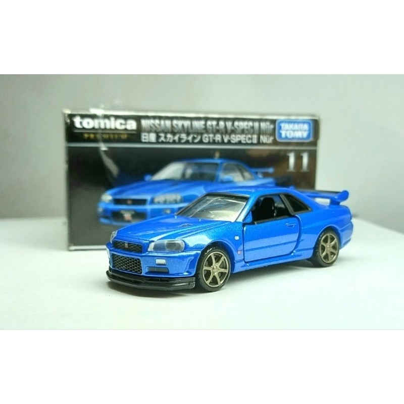 Tomica Premiun Nissan Skyline GTR V SPEC II NUR SCALA 62 ORIGINAL JAPAN TAKARA TOMY