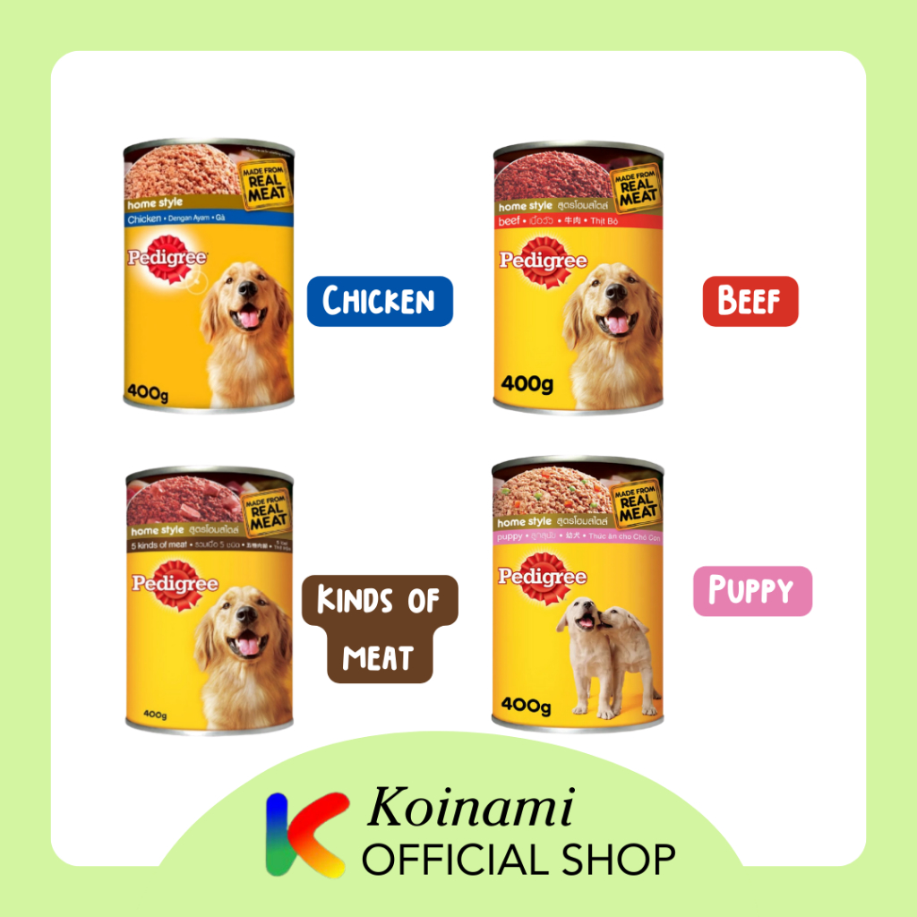 PEDIGREE 400gr kaleng / makanan anjing / wet food / dog food / makanan basah