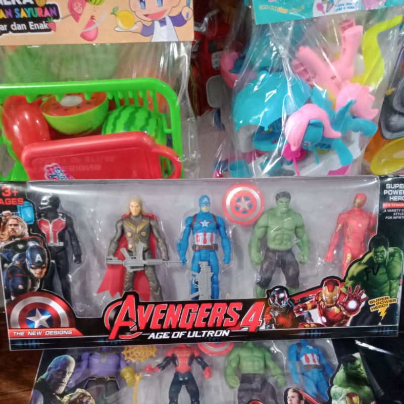 Mainan Anak Robot Avengers