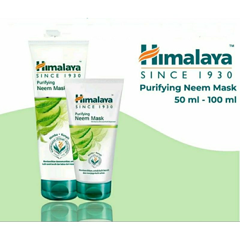 HIMALAYA Purifying Neem Mask 50ml 100ml - Masker Wajah