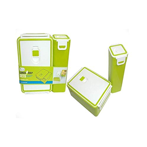 TOKO21--JAPANESE STYLE 6510 SET LUNCHBOX WITH BOTTLE/KOTAK MAKAN SIANG SET FREE BOTOL