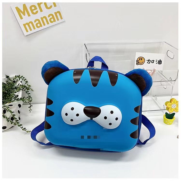 HITOSE - Kaichi Kids Backpack - tas ransel anak lucu motif animal face - tas sekolah TK Paud - tas modern kekinian fashion kids back pack bag pack