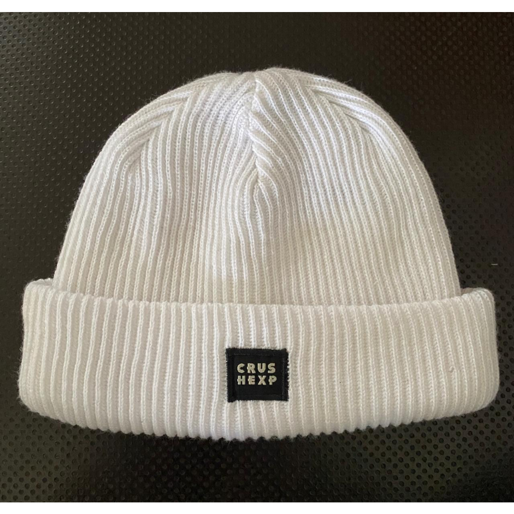 CRUSH EXP Topi Kupluk Beanie STC0174 -  WHITE