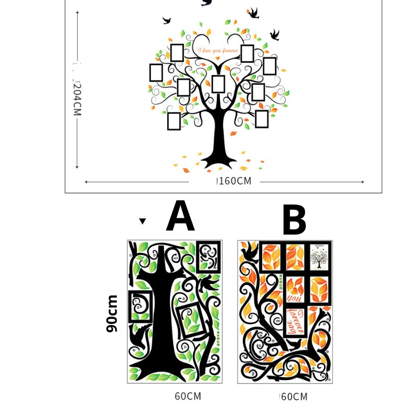 WALLSTICKER WALLSTIKER STIKER SETIKER DINDING POHON FOTO PHOTO FRAME AB WALSTICKER WALLSTIKER DEKORASI RUMAH RUANG TAMU KELUARGA KEKINIAN POHON DAUN DEKOR DECOR HIASAN DINDING MINIMALIS MINIMALIST TEMPELAN TEMBOK PINTU JENDELA KACA @banyak