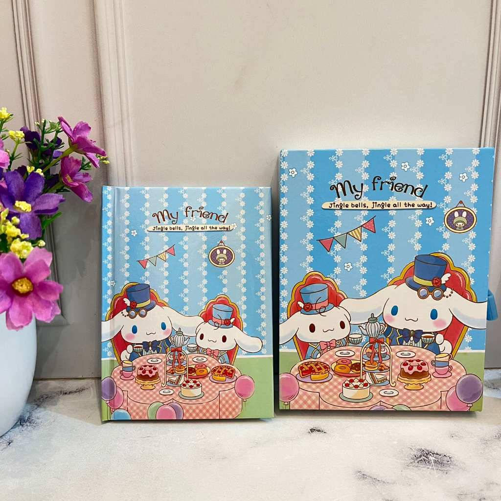 Buku Gembok SANRIO Super Lucu Spesial isi 90 hal MURAH ready 3 Variant / Buku Tulis SANRIO model Kunci gembok Kuromi Melody Cinnamorol Imut Unik BEST QUALITY bisa COD