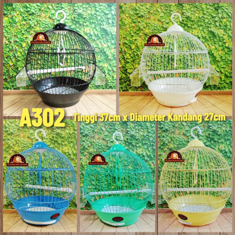 Kandang Burung Bulat Kecil untuk Pleci Lovebird Kenari Kolibri