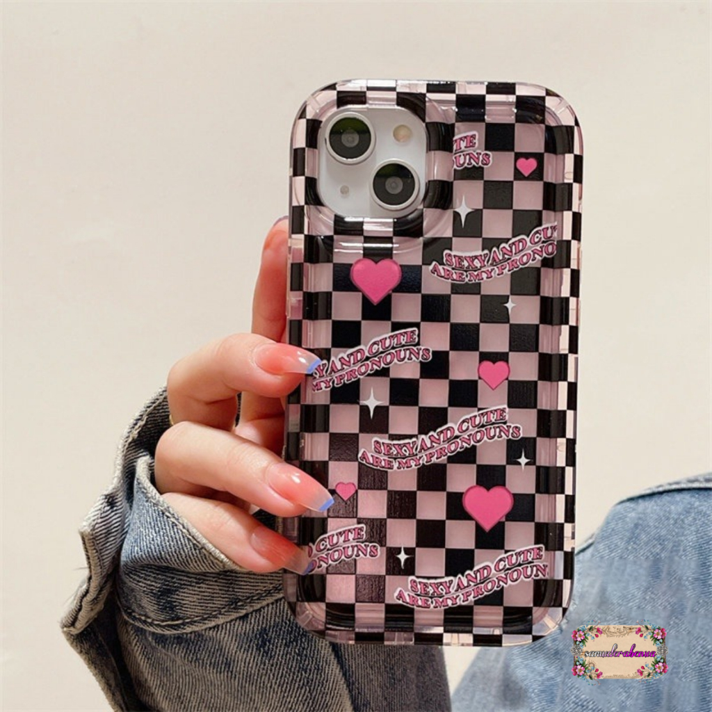 SS824 SOFTCASE AIR BAG LOVE GRID FOR OPPO A3S C1 A5 A1K C2 A5S A7 A12 F9 A11K A15 A15S A16 A16S A16K A16E A17 A17K A31 A8 A5 A9 2020 A37 NEO 9 A52 A92 A53 A54 A55 A58 A78 A38 A18 4G SB5541