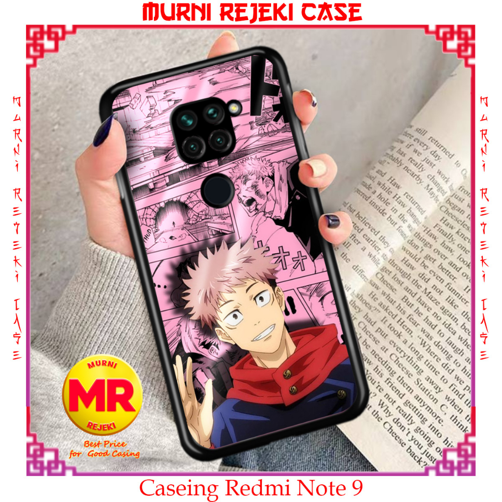 Casing Hp Redmi Note 9 Case Redmi Note 9 Motif YUJI01 Case lucu Casing Redmi Case Anime Softcase Har