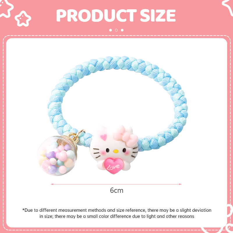 COD❤️Karet Rambut Cartoon Sanrio Hair Rope anak dan dewasa lucu korea Ikat rambut berwarna-A.one