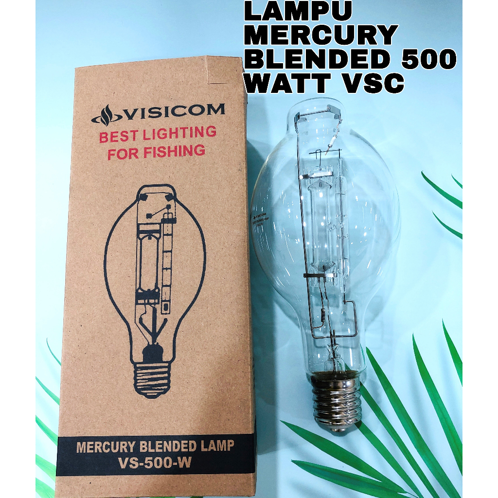 Lampu Mercury Blended 500 Watt Clear Visicom