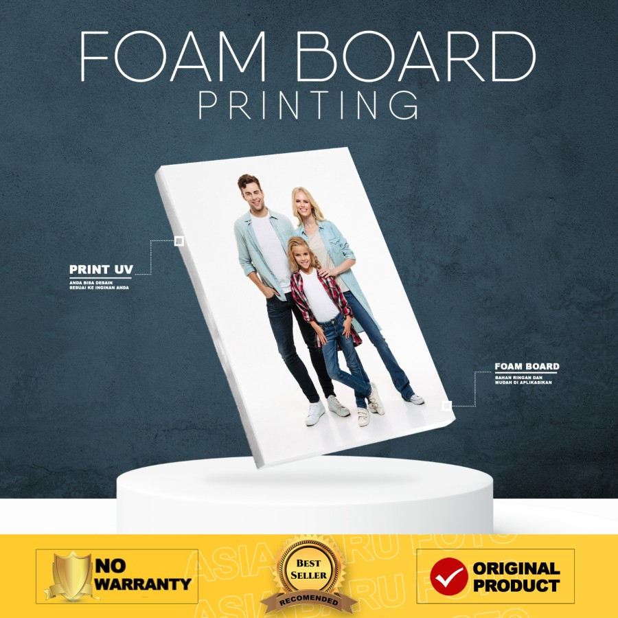 Cetak Foto Foam Board / Foam Board Printing Ukuran 16x24in