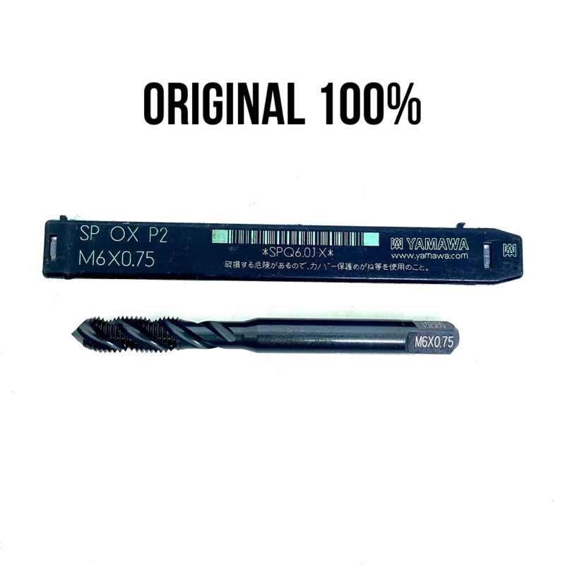 Tap M6x0.75 SP Original Yamawa Japan baru Tap M6 x 0.75 Spiral