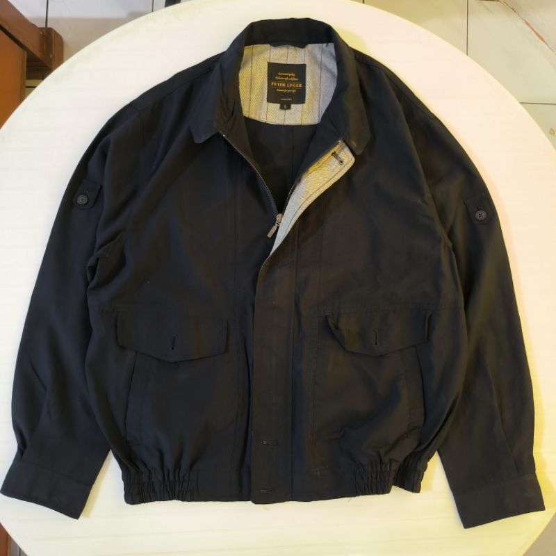 Work Jaket Old Navy Workwear Utility-Pocket Track suit top Peter Luger Navy