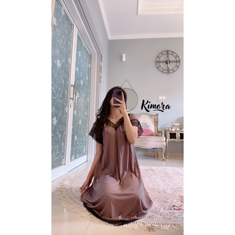 Daster Arab Fairuz KYMORA Dress Tunik Bahan Kaos By Fairuz Ori