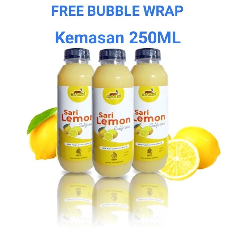 250ml Suur Lemon Sari lemon murni fresh untuk diet