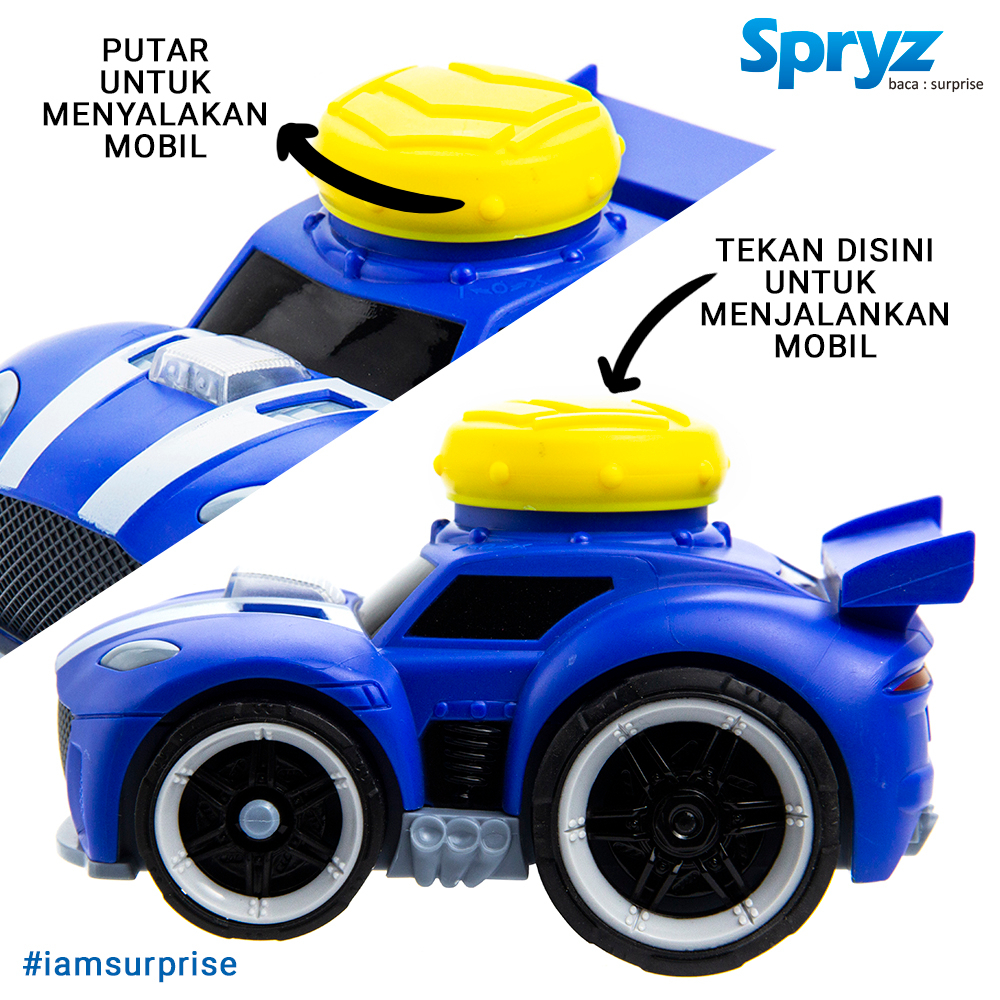 Spryz Slam &amp; Go 1:20 Mainan Mobil