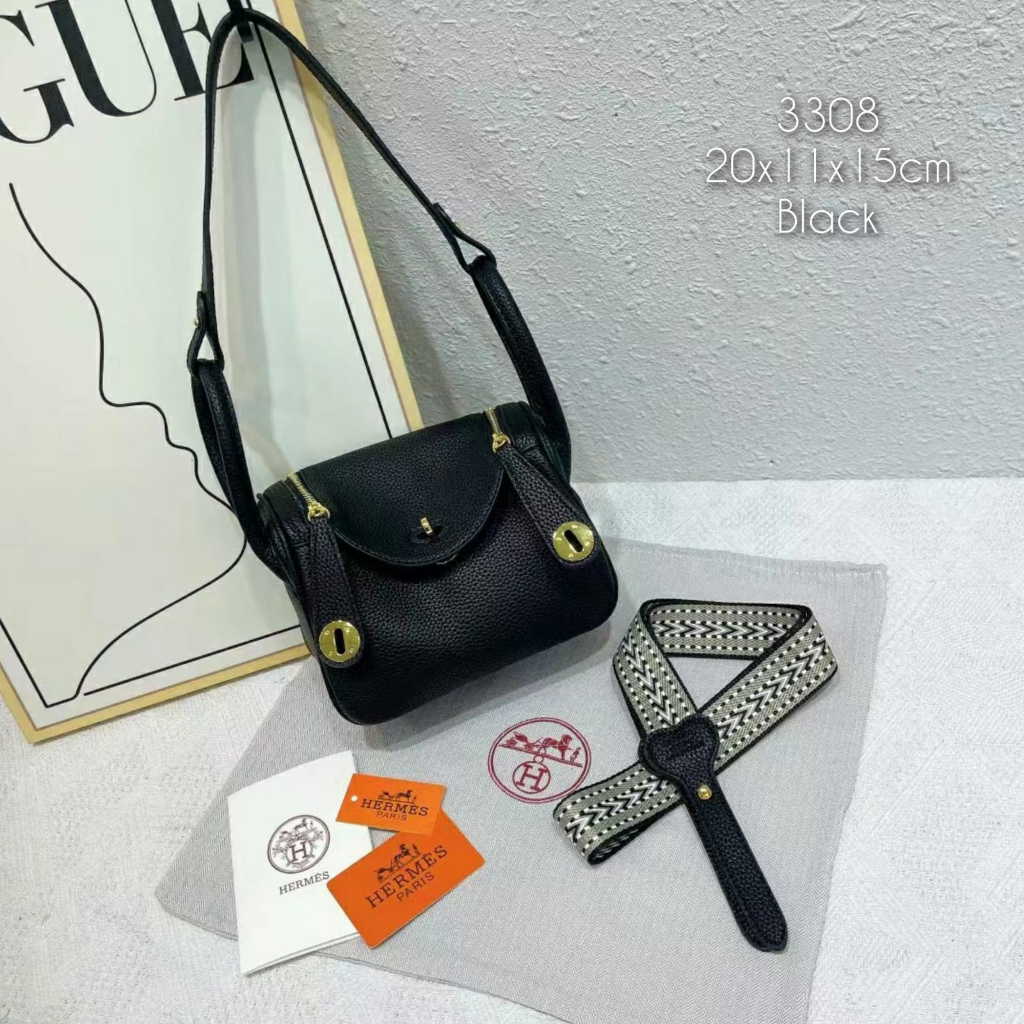 Ready!!mini bag Lindy wanita kulit jeruk import ukuran 20cm kode 3308