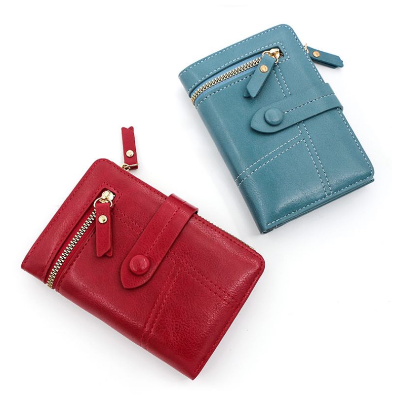 R823-1 Dompet lipat Wanita Saigon Kulit Leather Premium