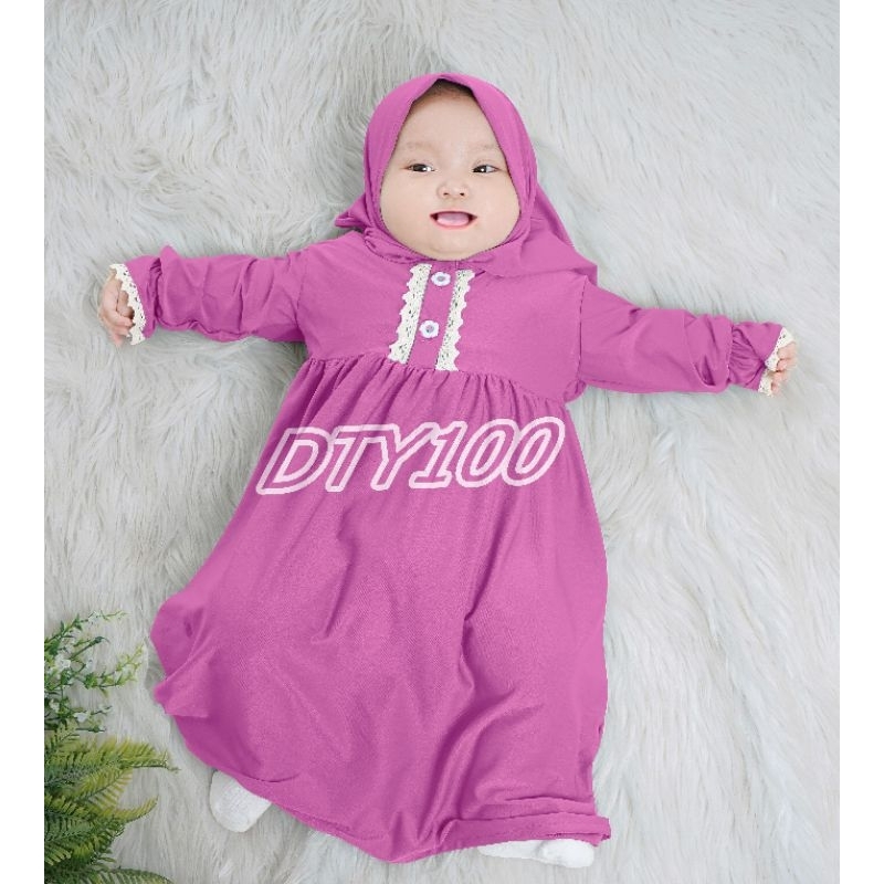 Baju bayi perempuan newborn IQLiMa 0-6 bulan 6-12 bulan 12-18 bulan