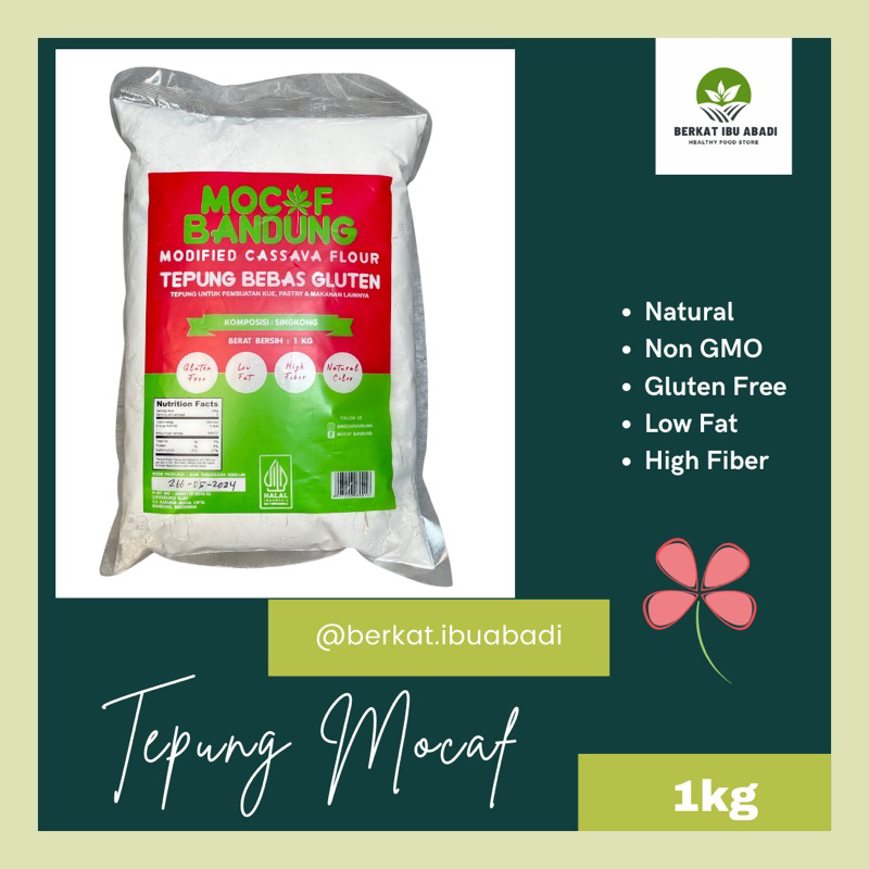 

Mocaf Bandung 1kg / Tepung Mocaf 1kg Gluten Free