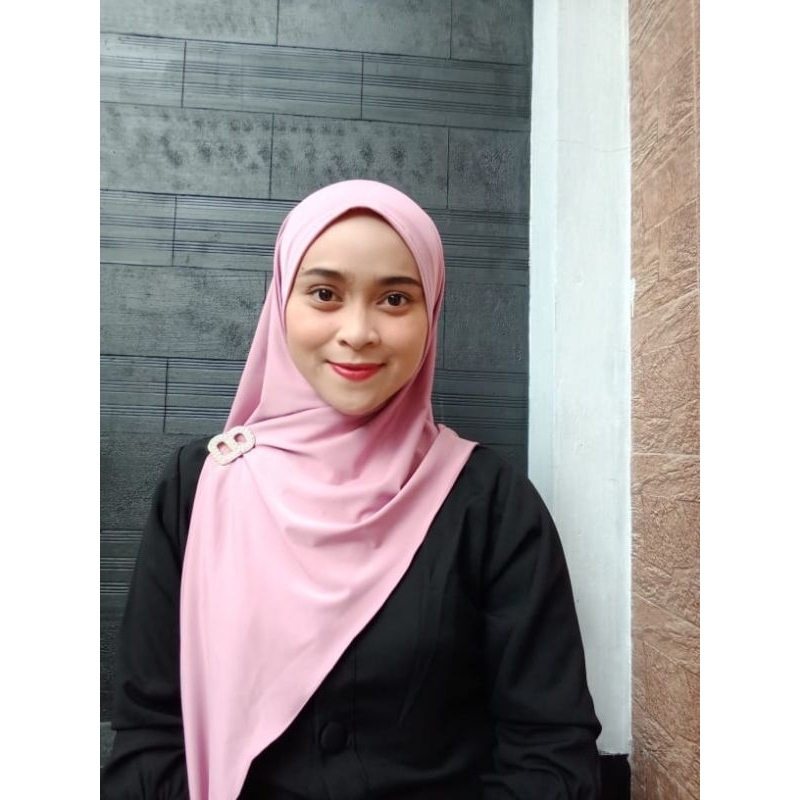 Hijab  instan Jersey original terbaru, segitiga instan jersey