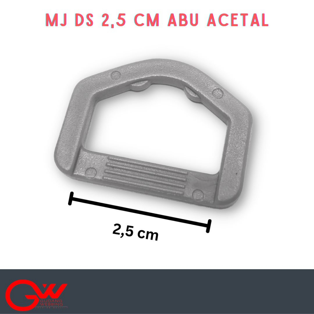 Ring D buckle 2.5cm - MJ DS 25mm Acetal - ECERAN