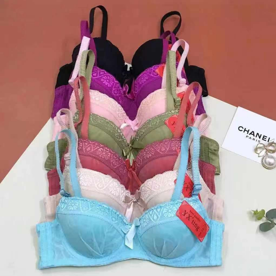 BRA / BH WANITA 808 ADA KAWAT SIZE 32-36 TERDAPAT 6 WARNA KAIT 3 PAKAIAN DALAM WANITA BAHAN IMPORT