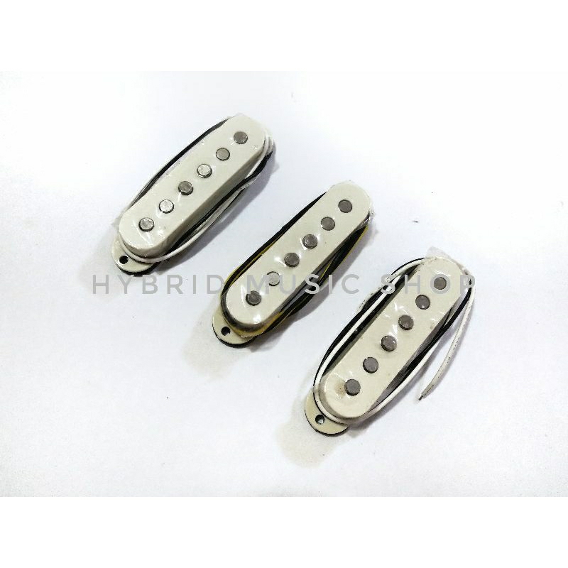 Pickup Gitar Alnico Stratocaster single coil set SSS Squier Fender PTP