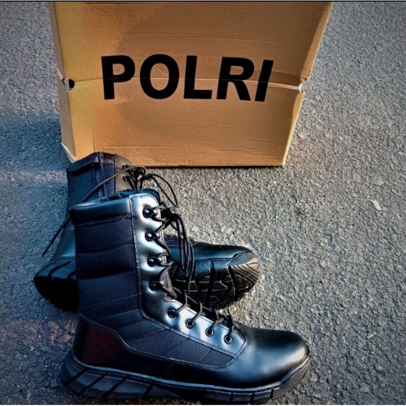 Sepatu Pdl jatah Polri Polisi / Sepatu Pdl Tactical