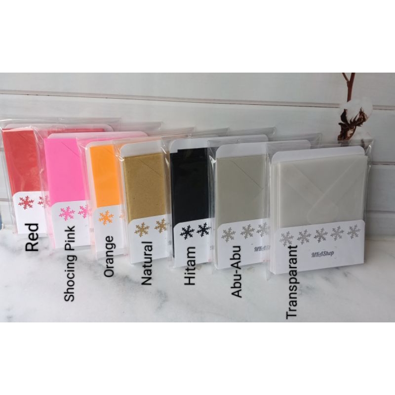 

Amplop 1 Set Isi 10pcs Warna Natural