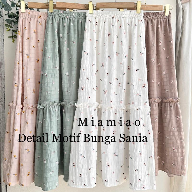 Orimoza Rok Korean | Skirt Serut Cott Crinkle