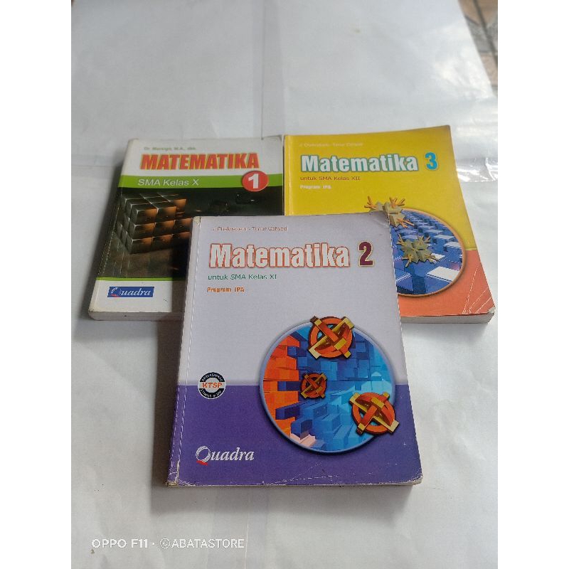 BUKU MATEMATIKA SMA KLS X XI XII KTSP IPA QUADRA