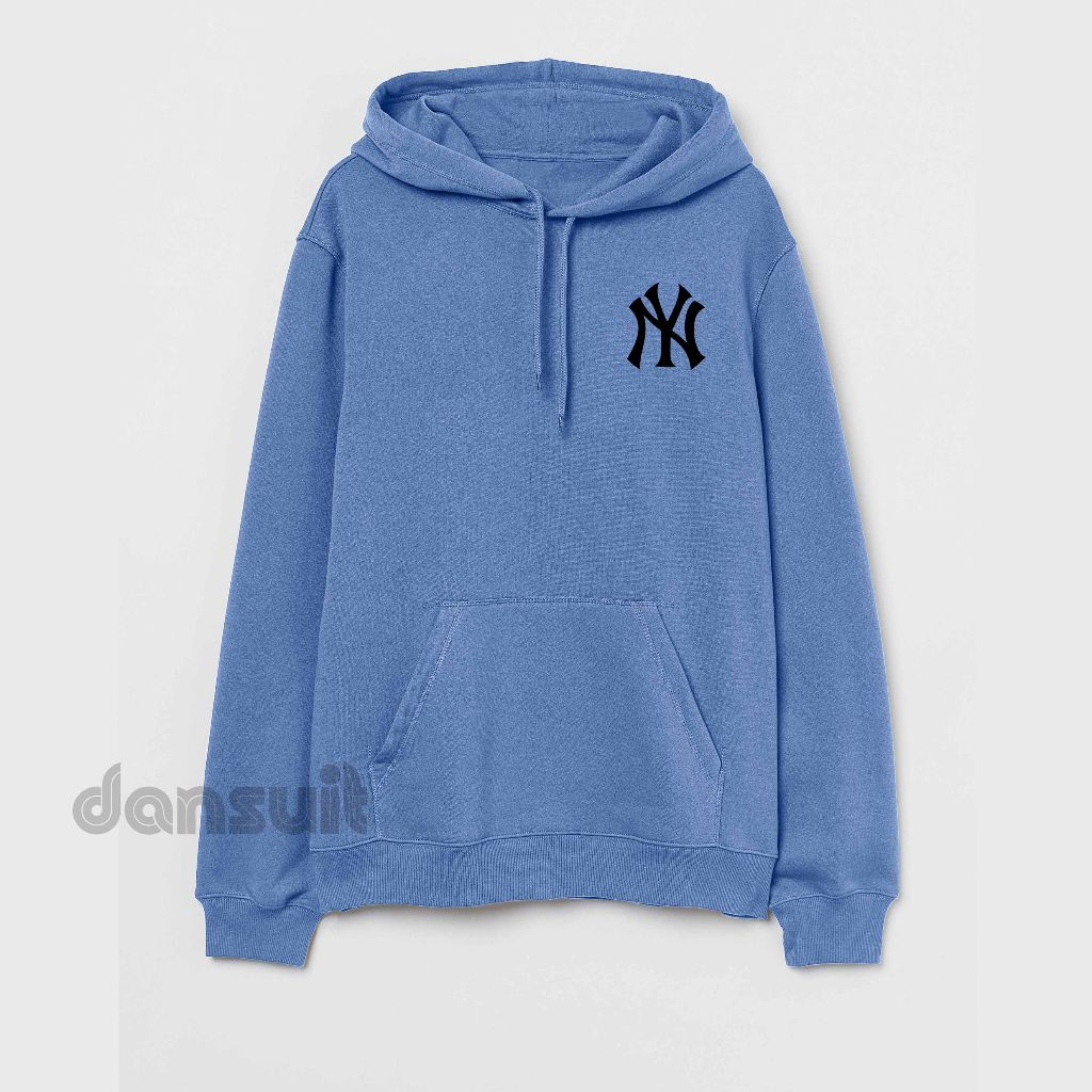 Sweater Hoodie Pria/Wanita Size M - XXXL  Sweater Hoodie NY NEWYORK YANKEES Logo Bahan Tebal Premium