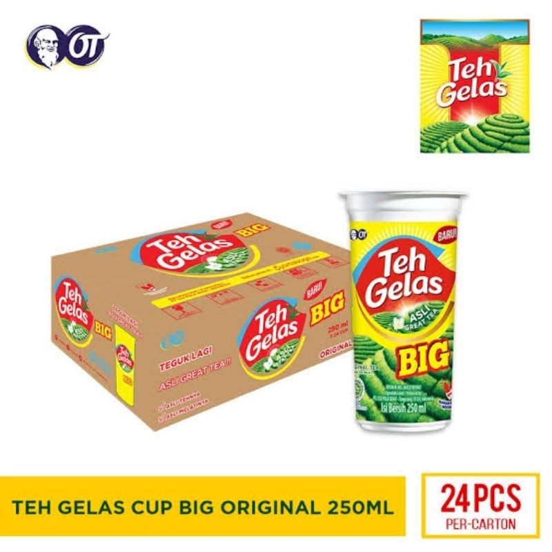 

TEH GELAS BIG 250ML x 24