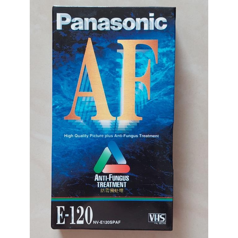 Kaset Video VHS Panasonic AF E-120 Video Blank Tape Cassette NV-E120SPAF