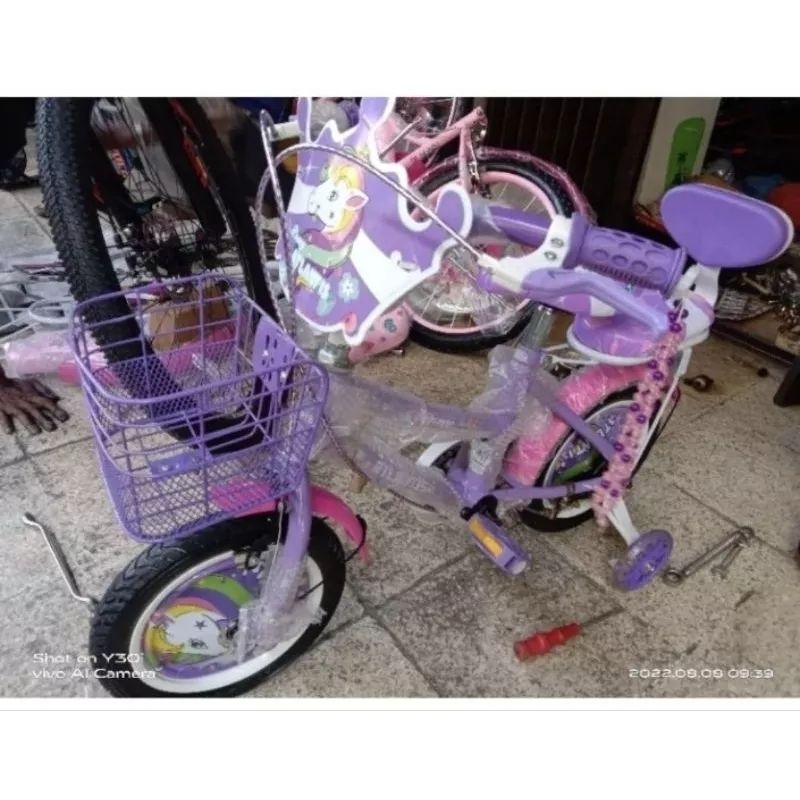 MINI sepeda anak ATLANTIS 12" UNICORN KUDA PONY